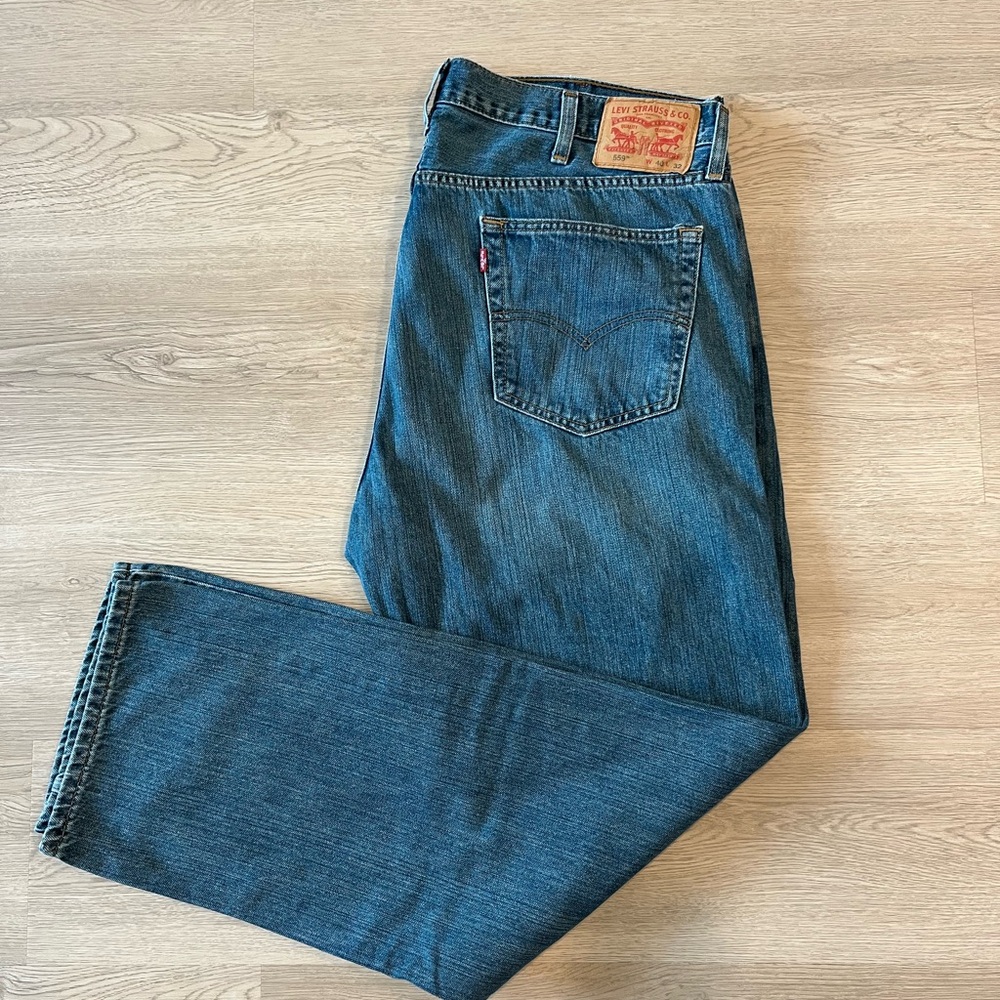 Levi's 559 Men's Denim Blue Jeans 40x32 Classic Fit